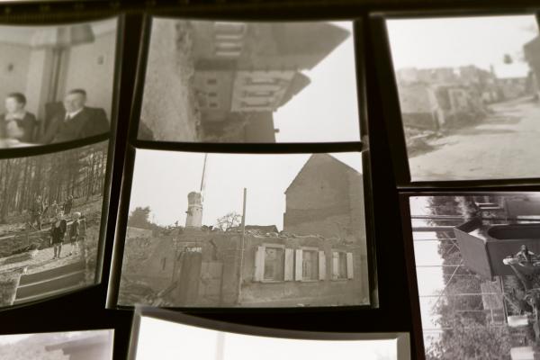 17 alte Negativbilder - Reichsarbeitsdienst Bayern ?? Edelweiss an der Mütze
